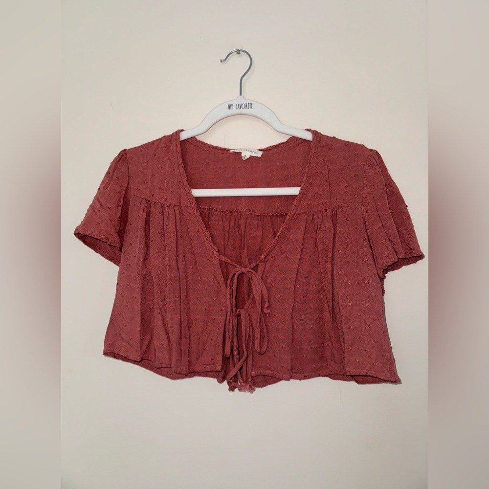 L.A Hearts - Mauve Crop Top